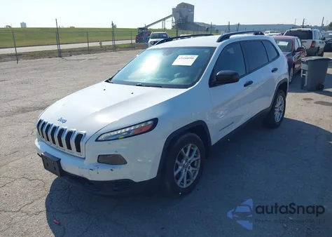 2016 Jeep Cherokee Sport из США, поврежденный, VIN 1C4PJLAB1GW177337